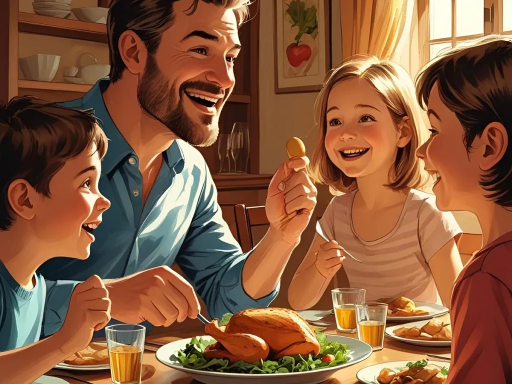 Dad Riddles About Food