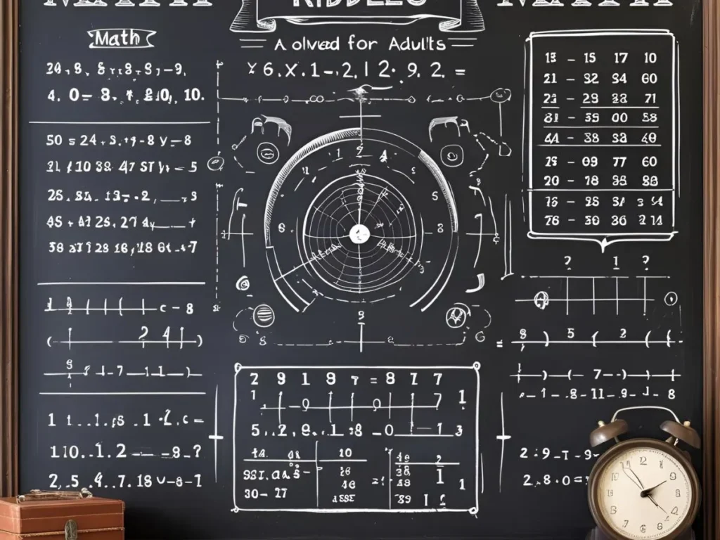 Hard Math Riddles for Adults with Answers