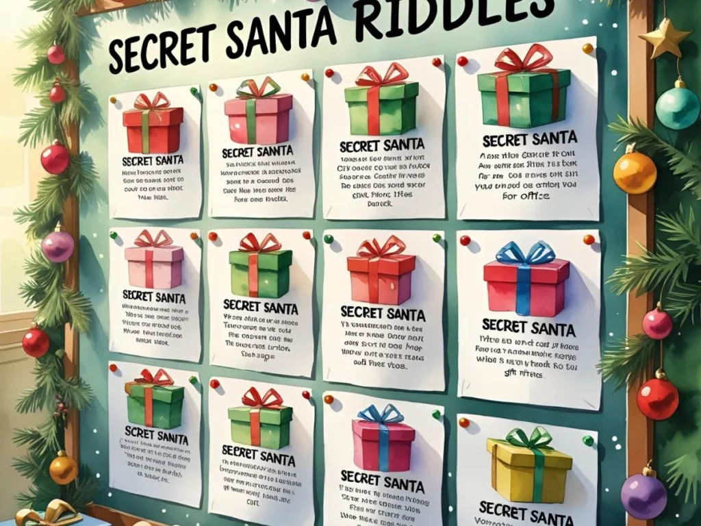 Secret Santa Riddles for Office Free