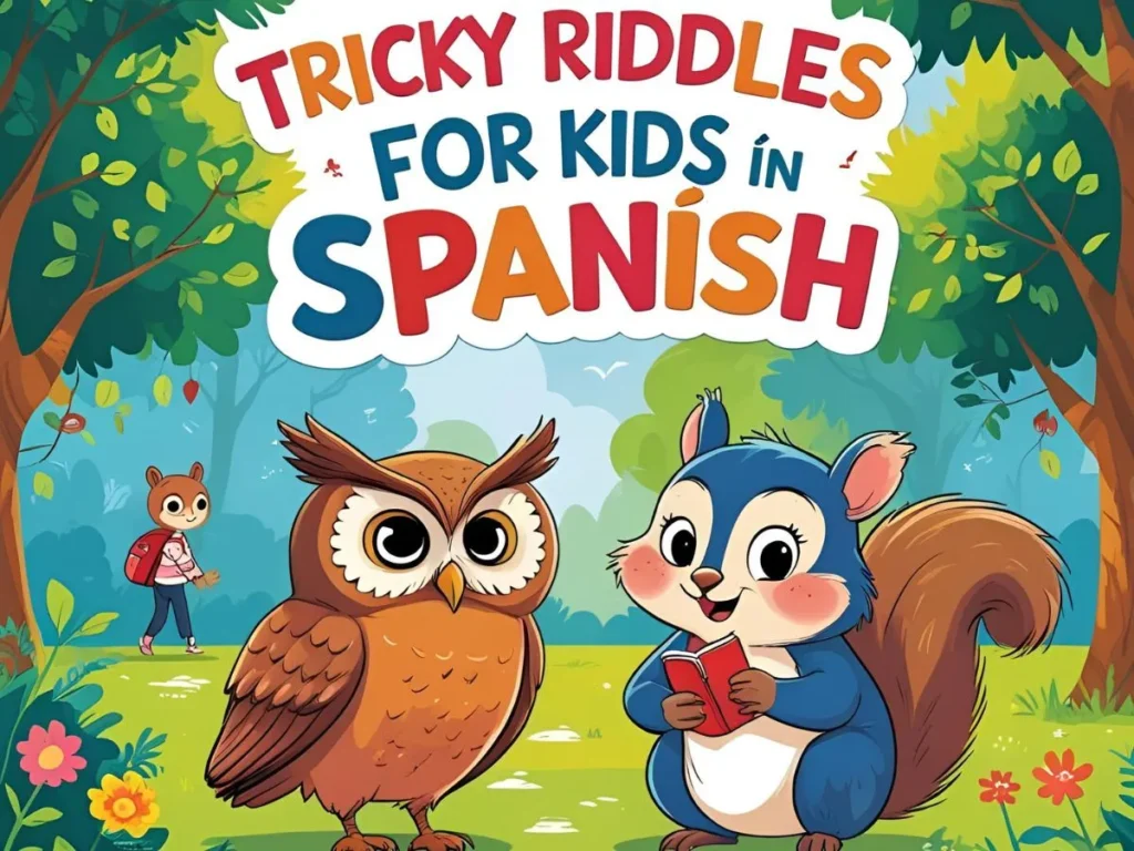 Tricky Riddles for Kids in Spanish