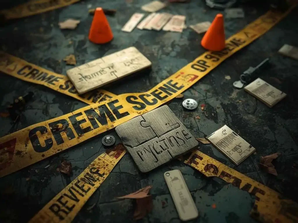 Crime Scene Mystery Riddles
