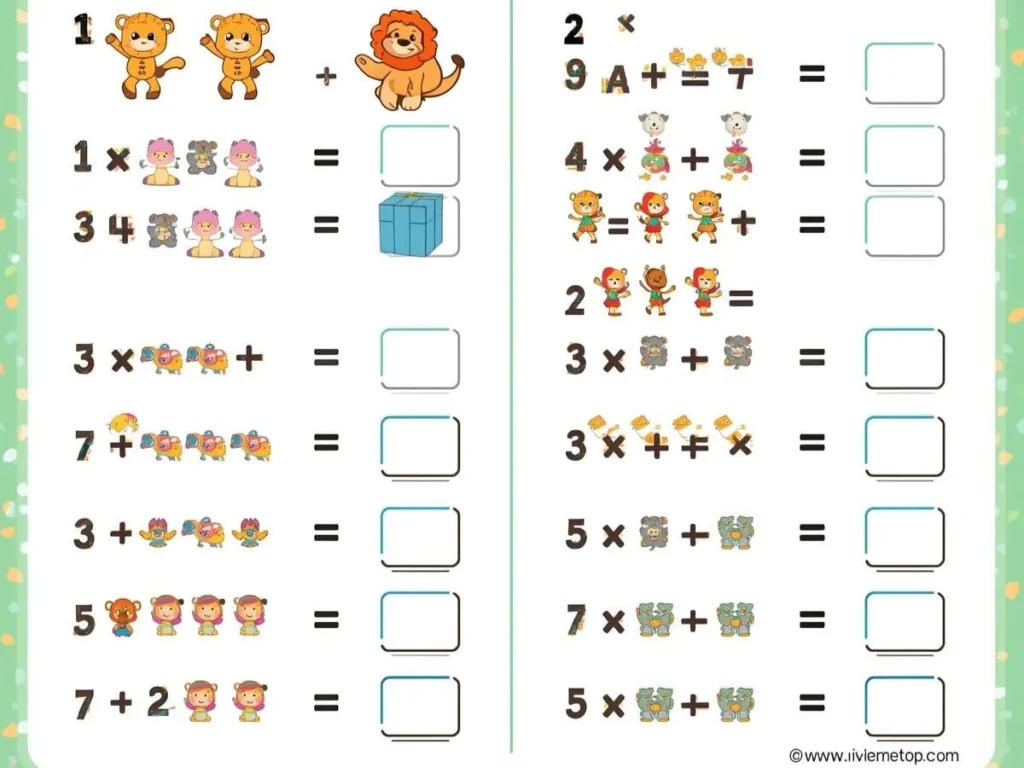 Easy Addition & Subtraction Riddles