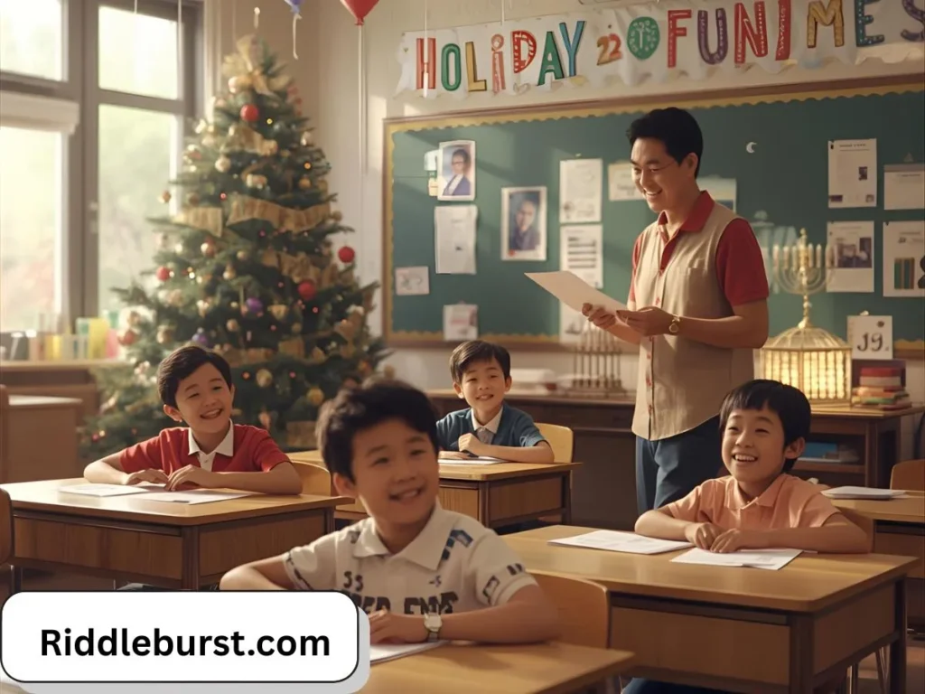 Holiday Riddles for Classroom Events