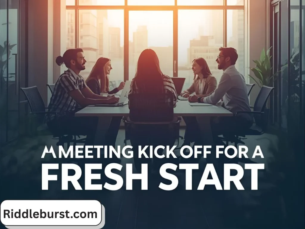 Meeting Kick Off Riddles for a Fresh Start