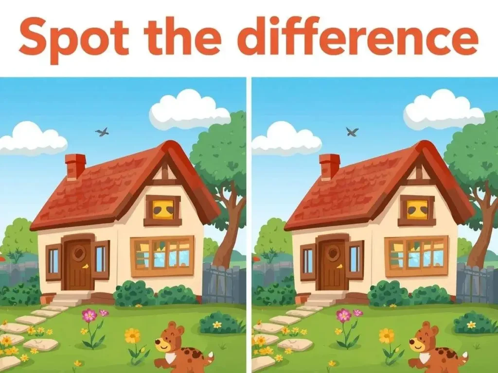 Spot the Difference Visual Riddles