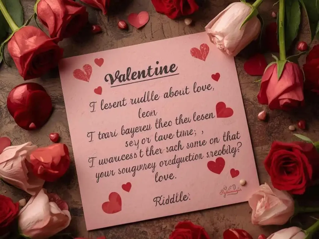 Valentine Riddles About Love