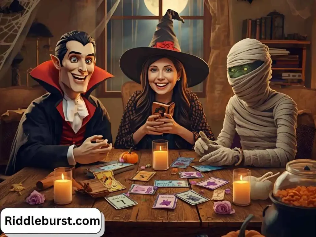 Vampire, Witch & Mummy Riddles