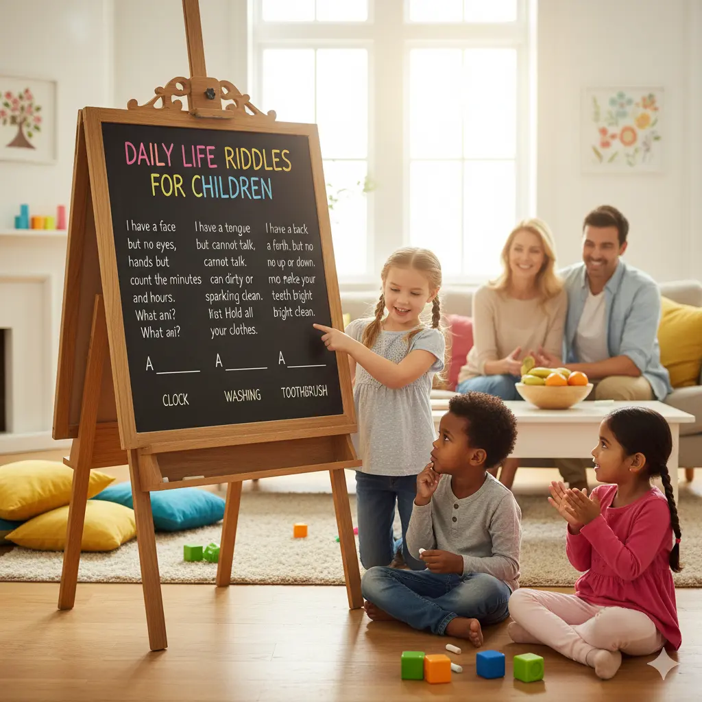 Daily Life Riddles for Children in English