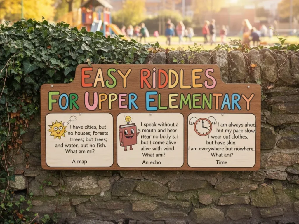 Easy Riddles for Upper Elementary