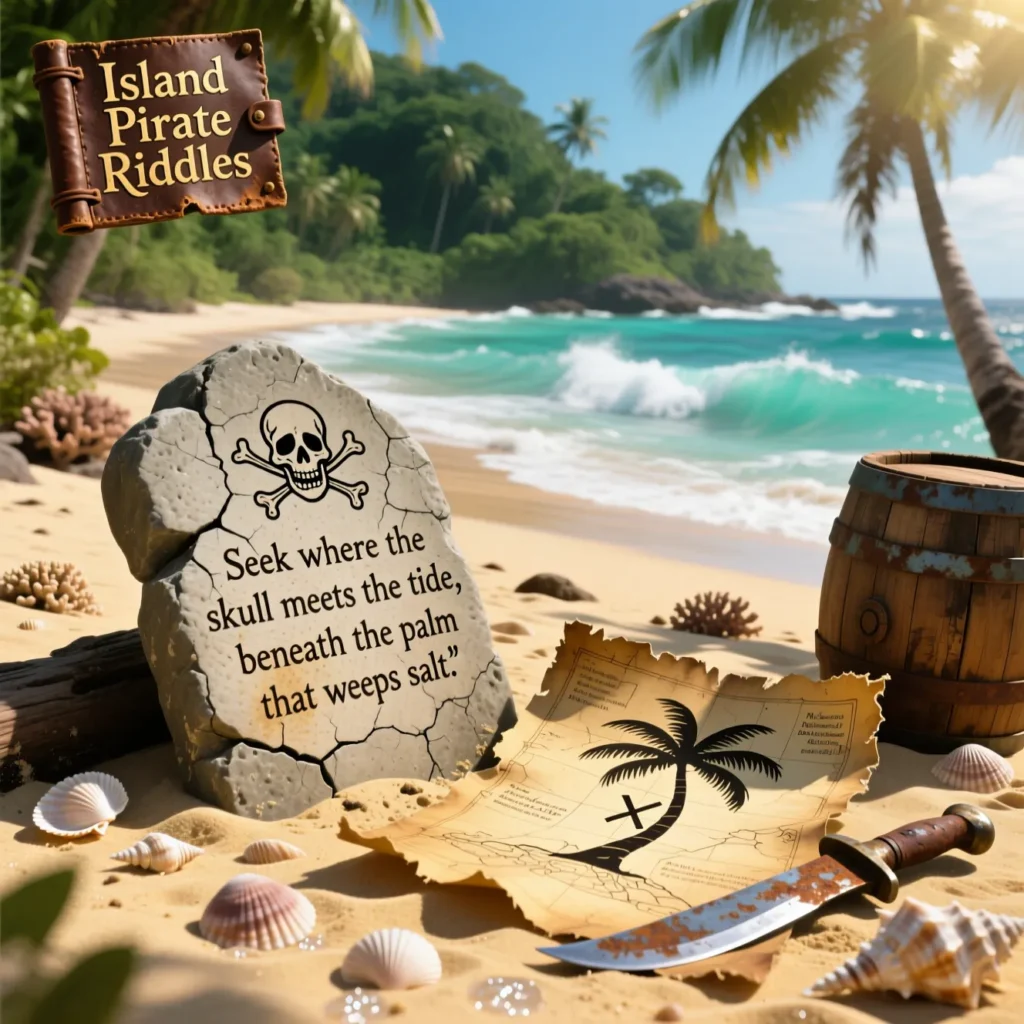 Island Pirate Riddles for Treasure Hunt