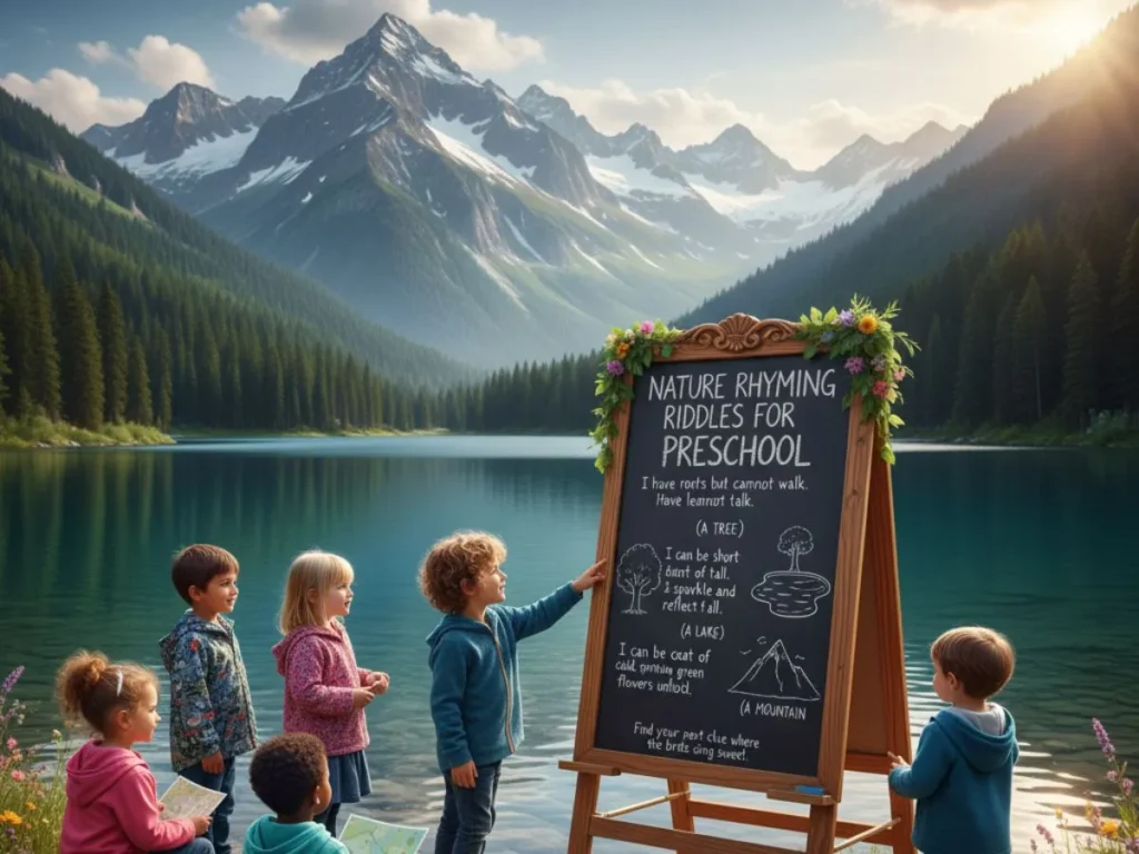 Nature Rhyming Riddles for Preschool