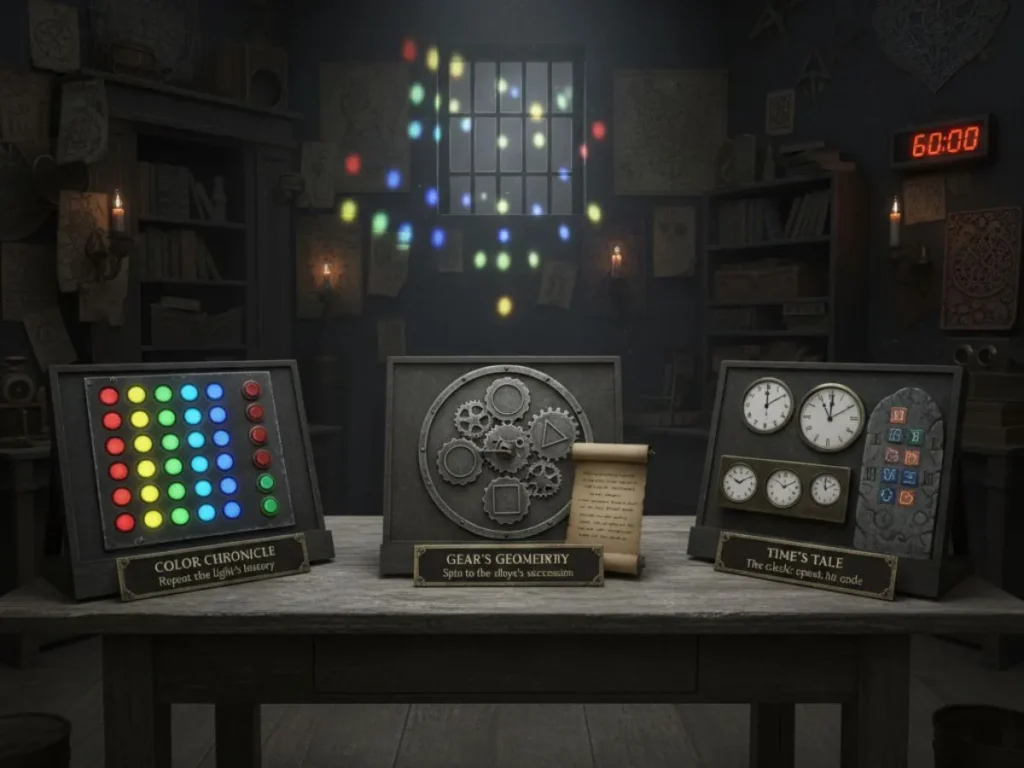 Pattern Riddles for Escape Room