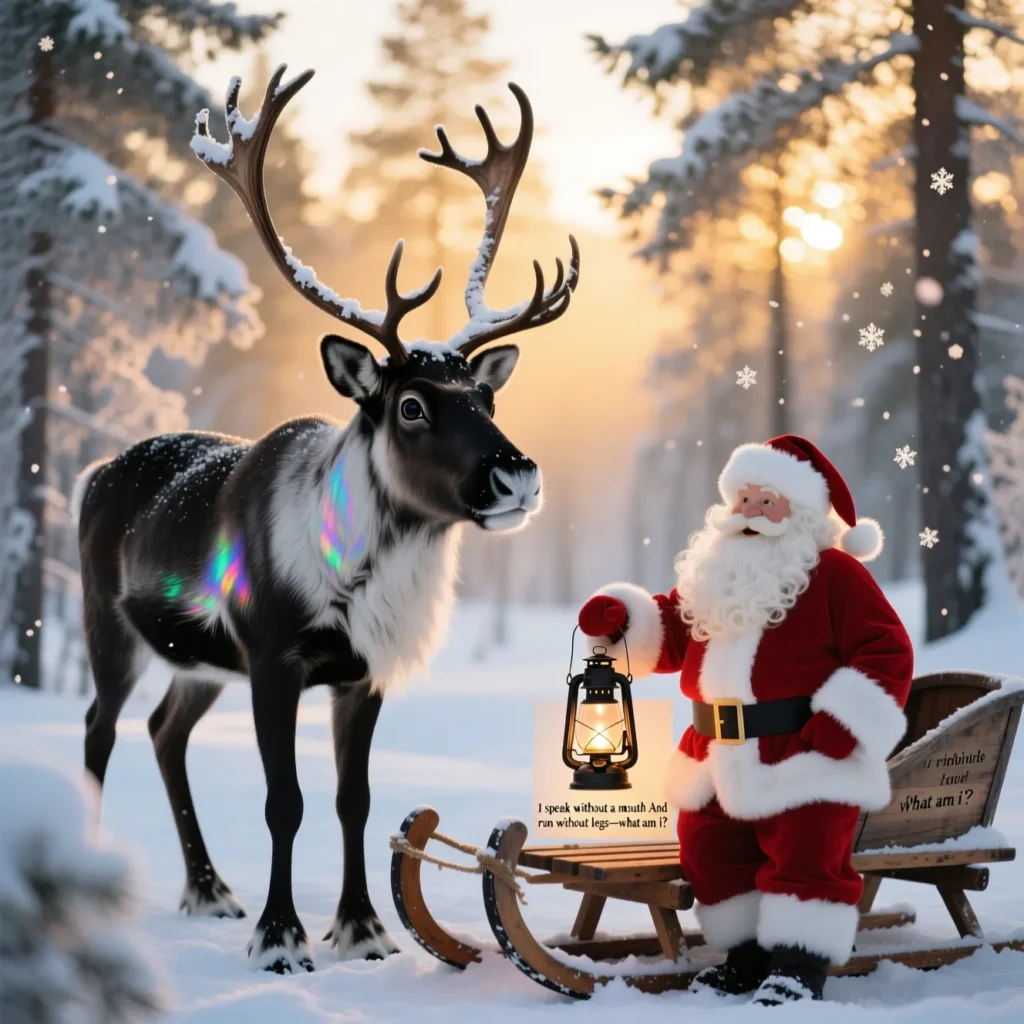 Reindeer and Santa Riddles