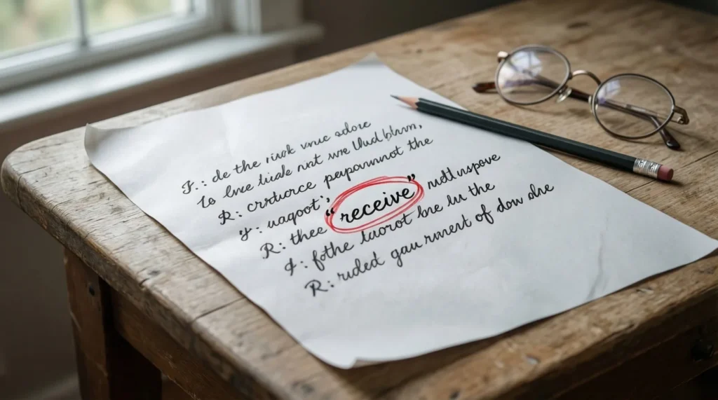 Riddle Solution Spelling Mistake