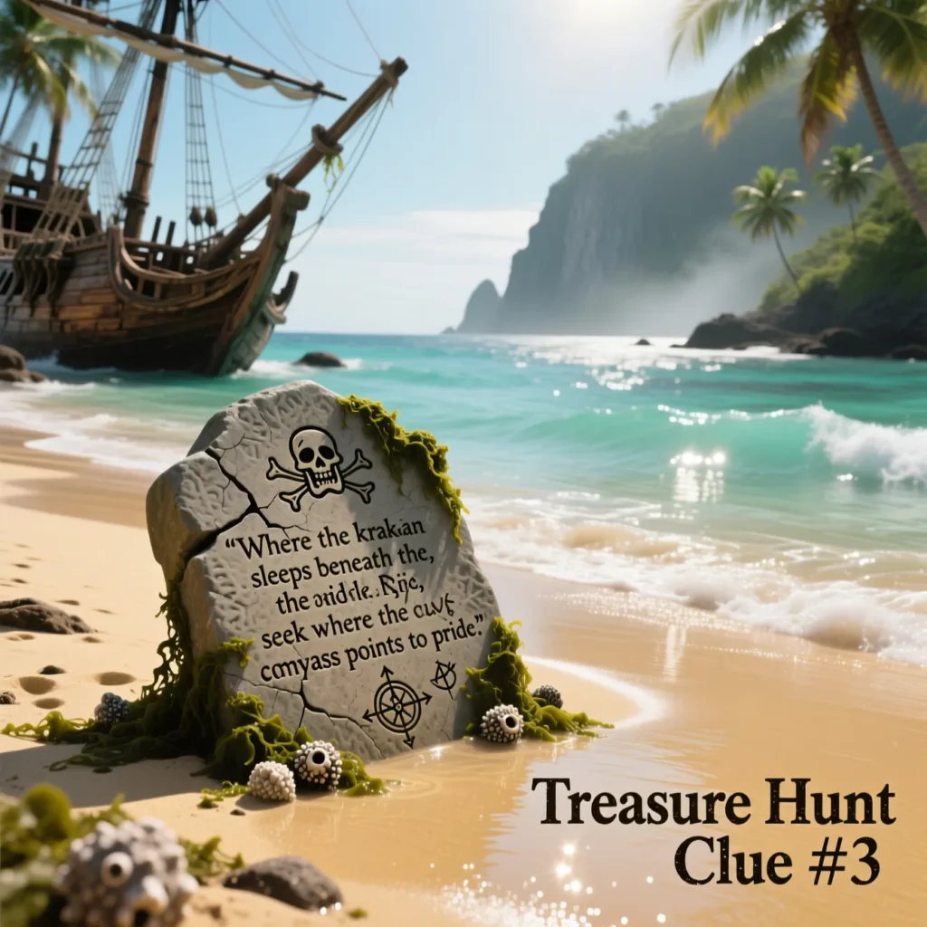 Sea Themed Pirate Riddles for Treasure Hunt