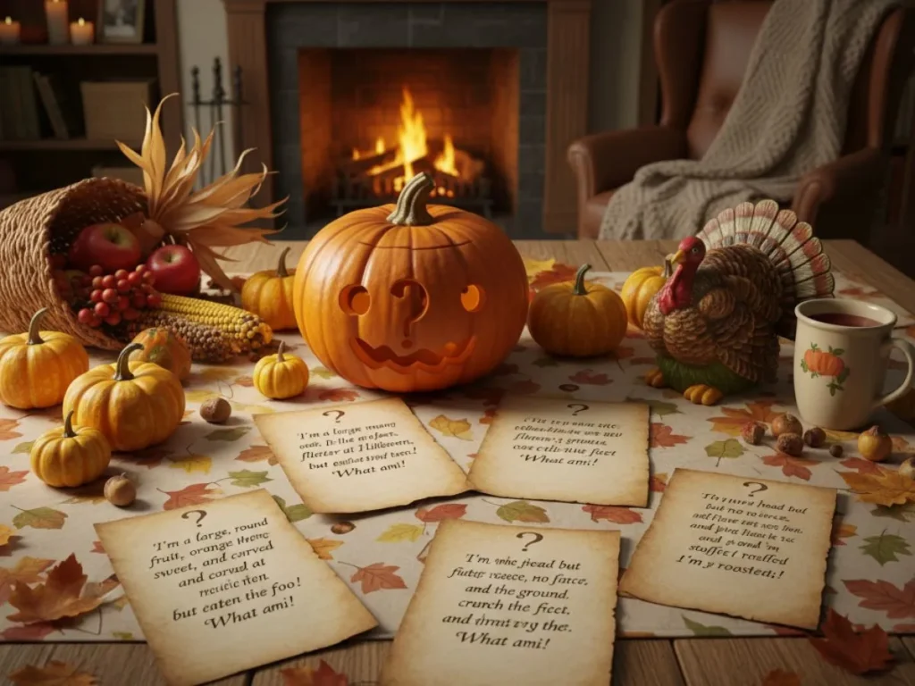 Thanksgiving Riddles for Fall