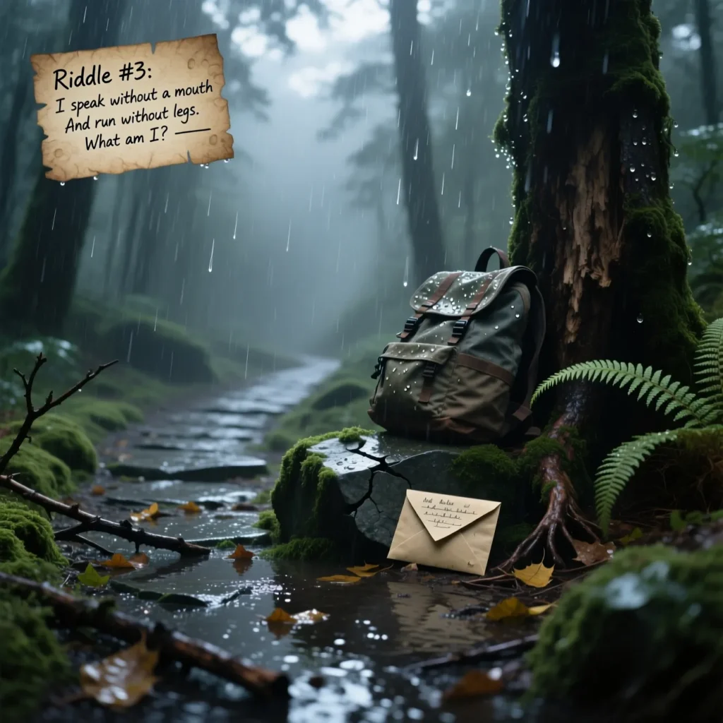 Weather Riddles for Scavenger Hunt Outside