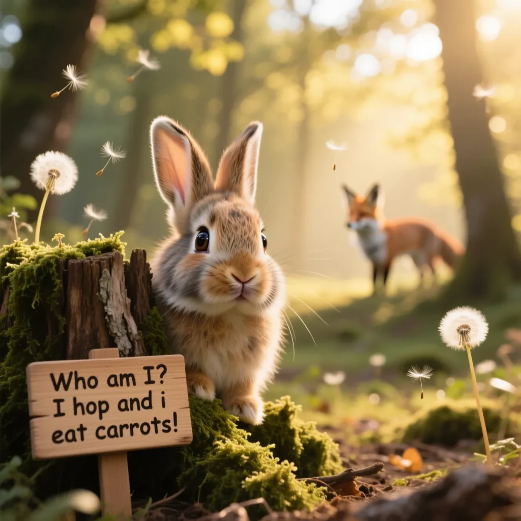 Animal Rhyming Riddles for Preschoolers