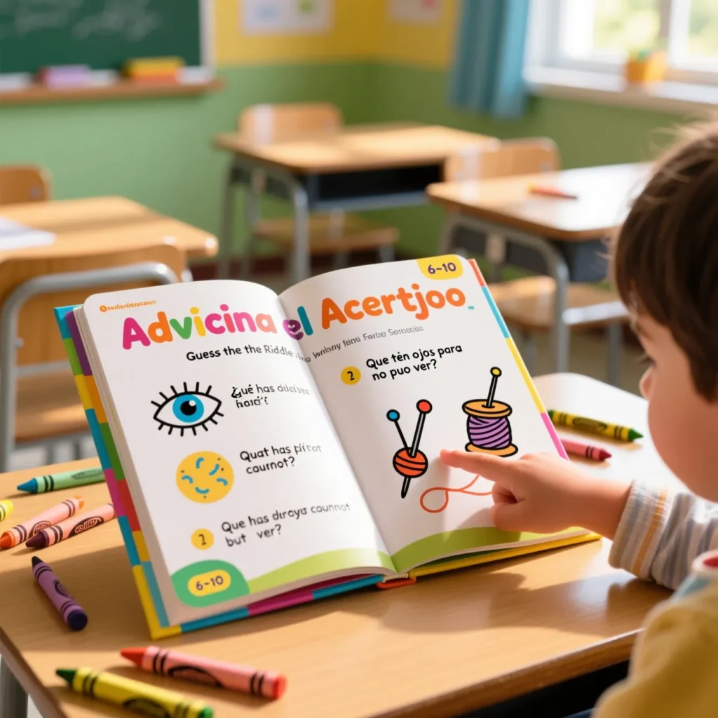 Brain Teaser Riddles in Spanish for Kids