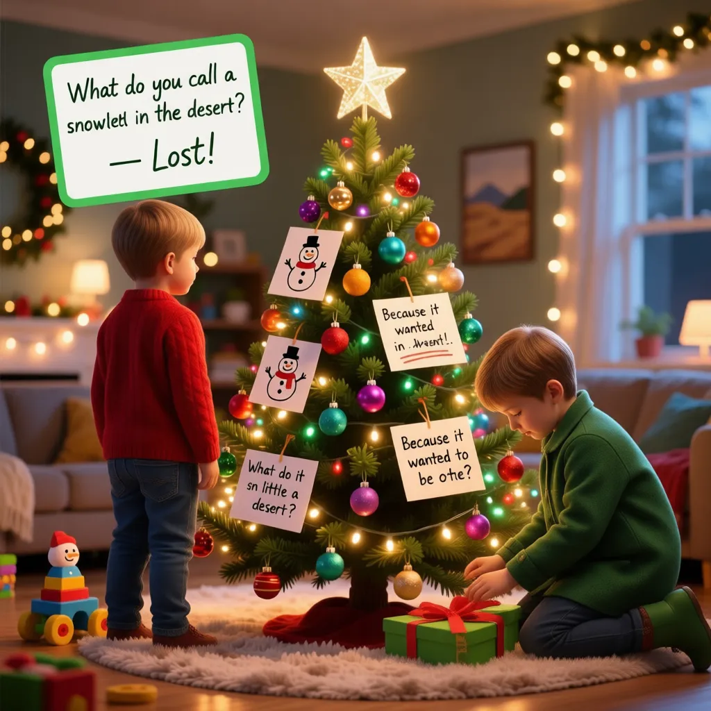 Christmas Tree Jokes and Riddles for Kids