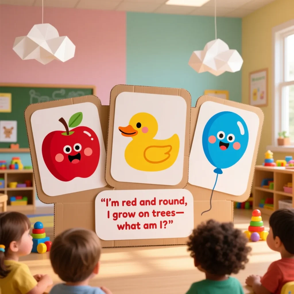 Color Rhyming Riddles for Preschoolers