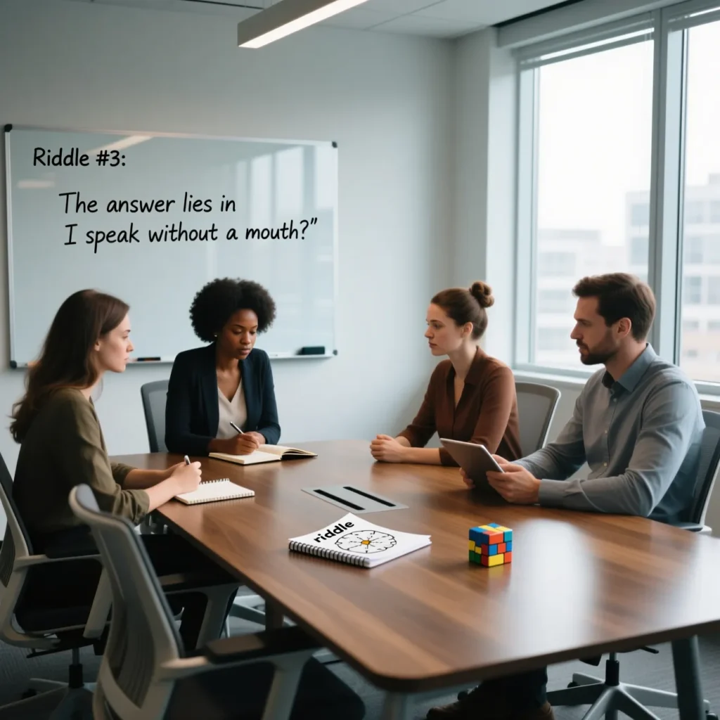 Conference Room Riddles for Scavenger Hunt