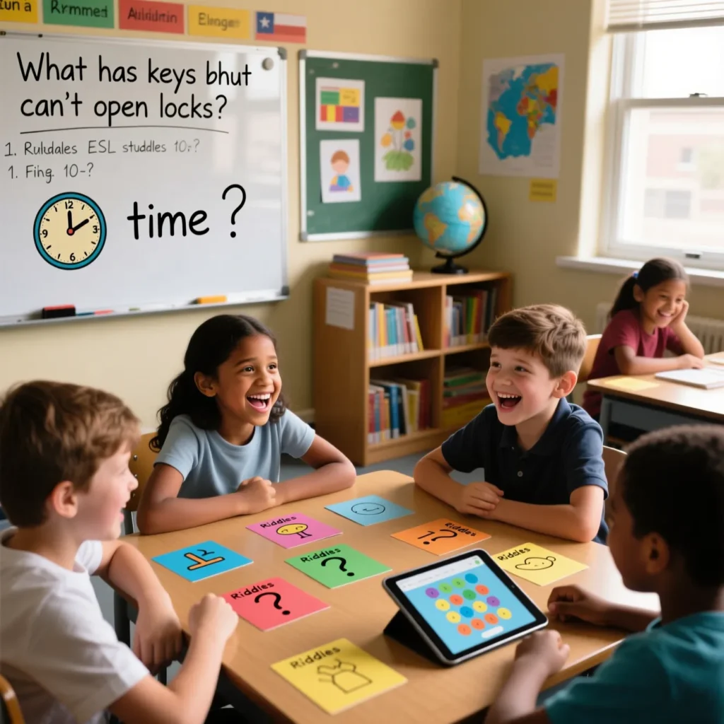 Daily Life Riddles for ESL Students