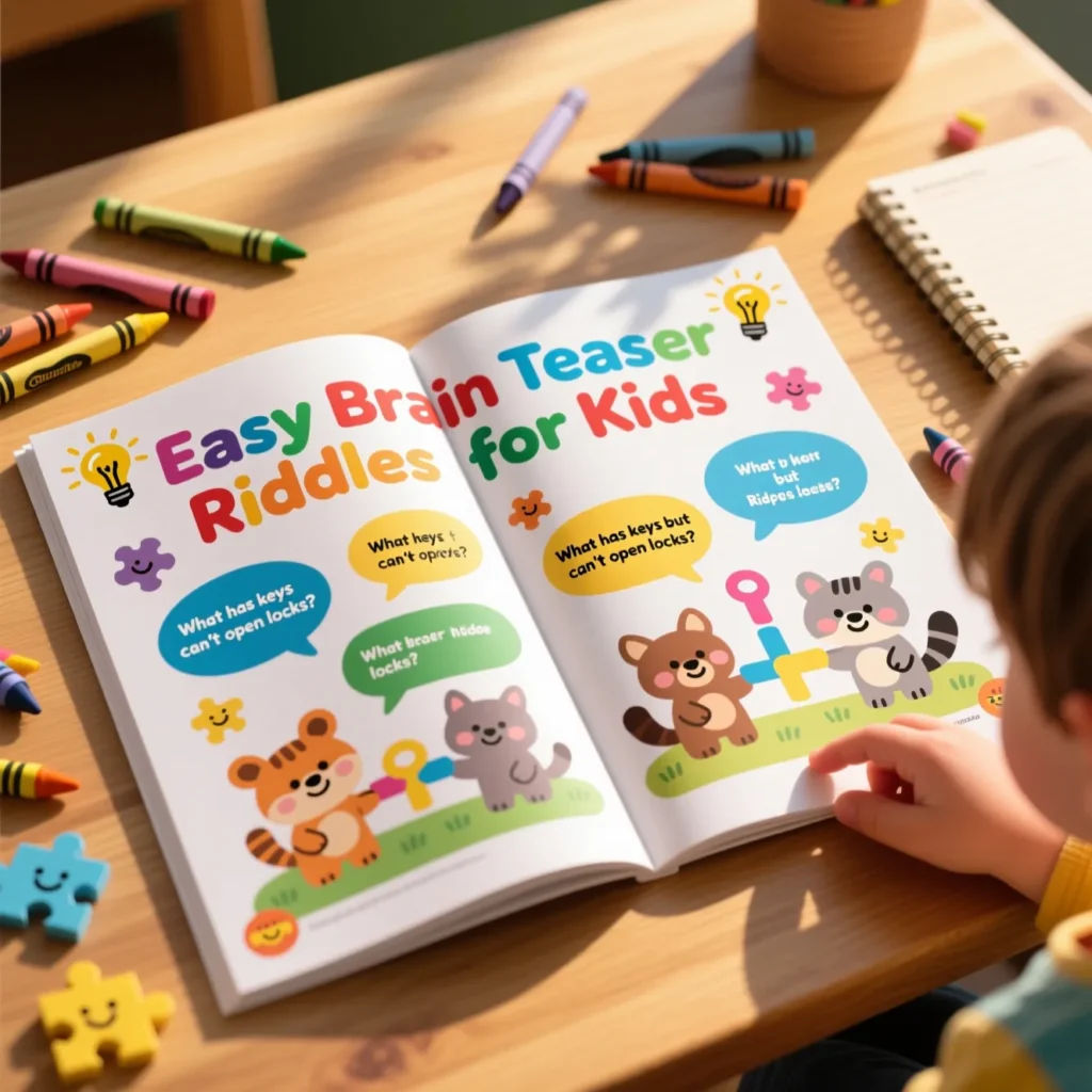 Easy Brain Teaser Riddles for Kids PDF