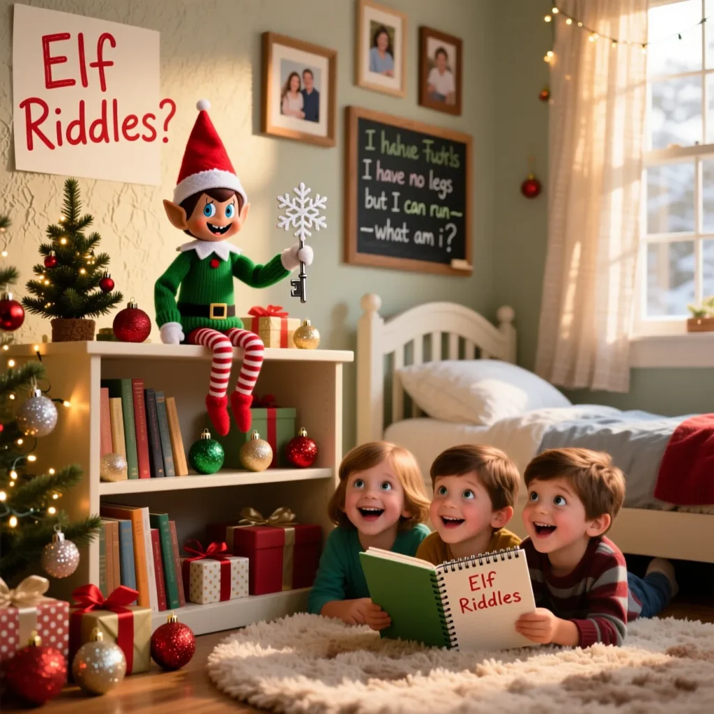 Easy Elf on the Shelf Riddles for Kids