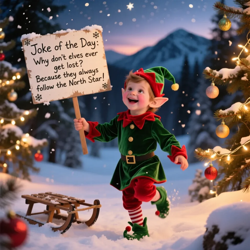 Elf Christmas Jokes and Riddles for Kids