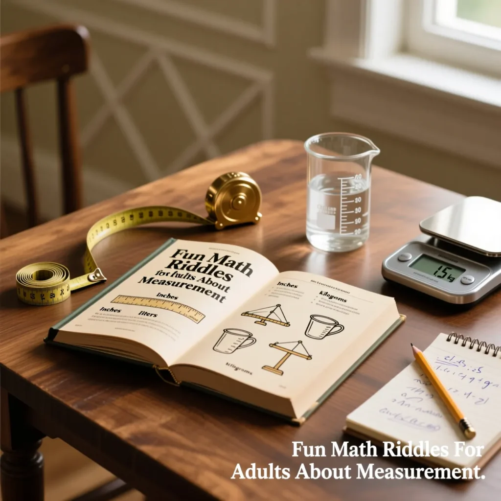 Fun Math Riddles for Adults About Measurement