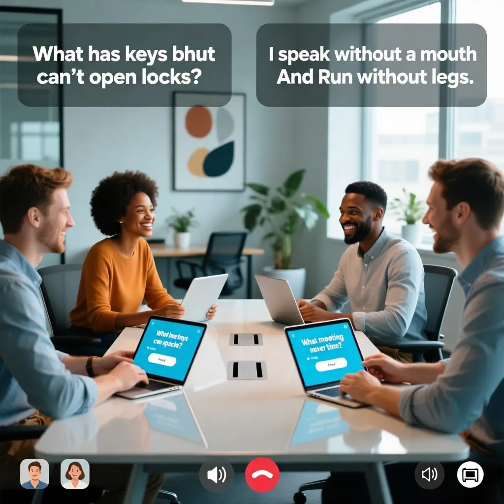 Ice Breaker Riddles for Virtual Work Meetings