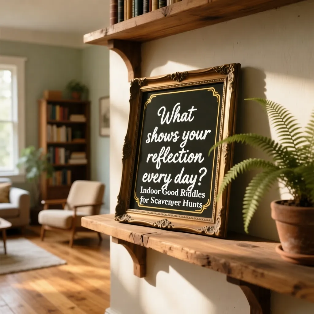 Indoor Good Riddles for Scavenger Hunts