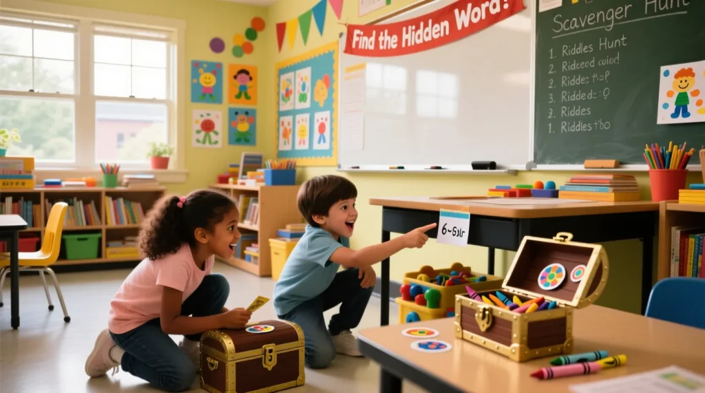 Learning Indoor Scavenger Hunt Riddles for Kids