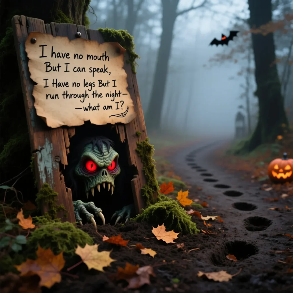 Monster Halloween Riddles for Scavenger Hunt