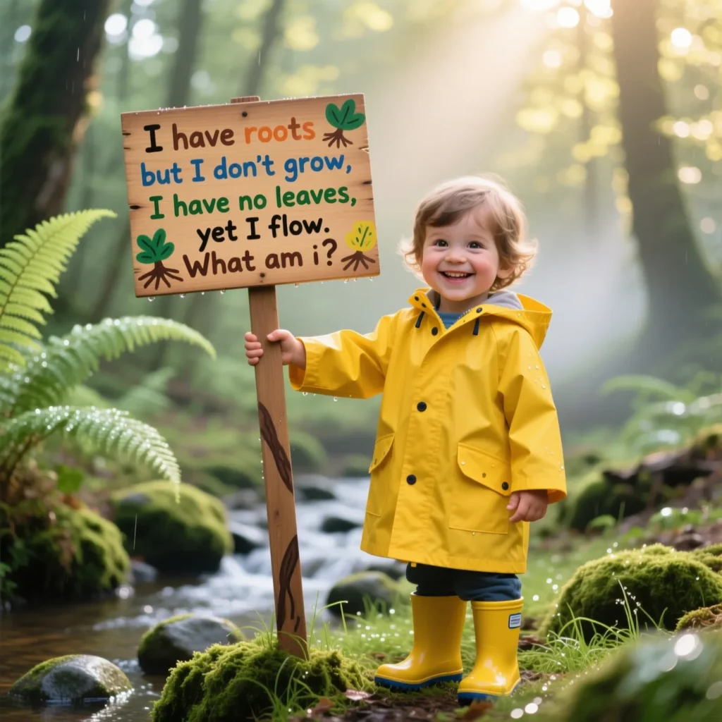 Nature Rhyming Riddles for Preschoolers
