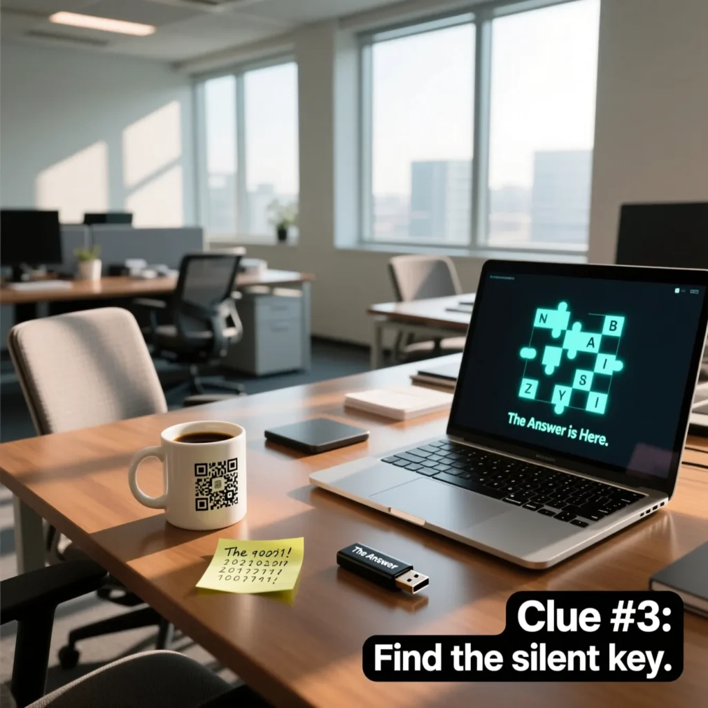 Office Technology Riddles for Scavenger Hunt