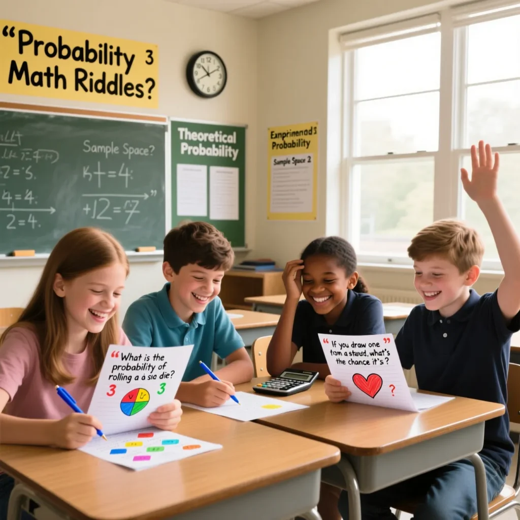 Probability Math Riddles for Middle Schoolers
