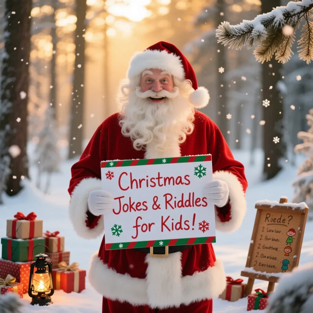 Santa Claus Christmas Jokes and Riddles for Kids