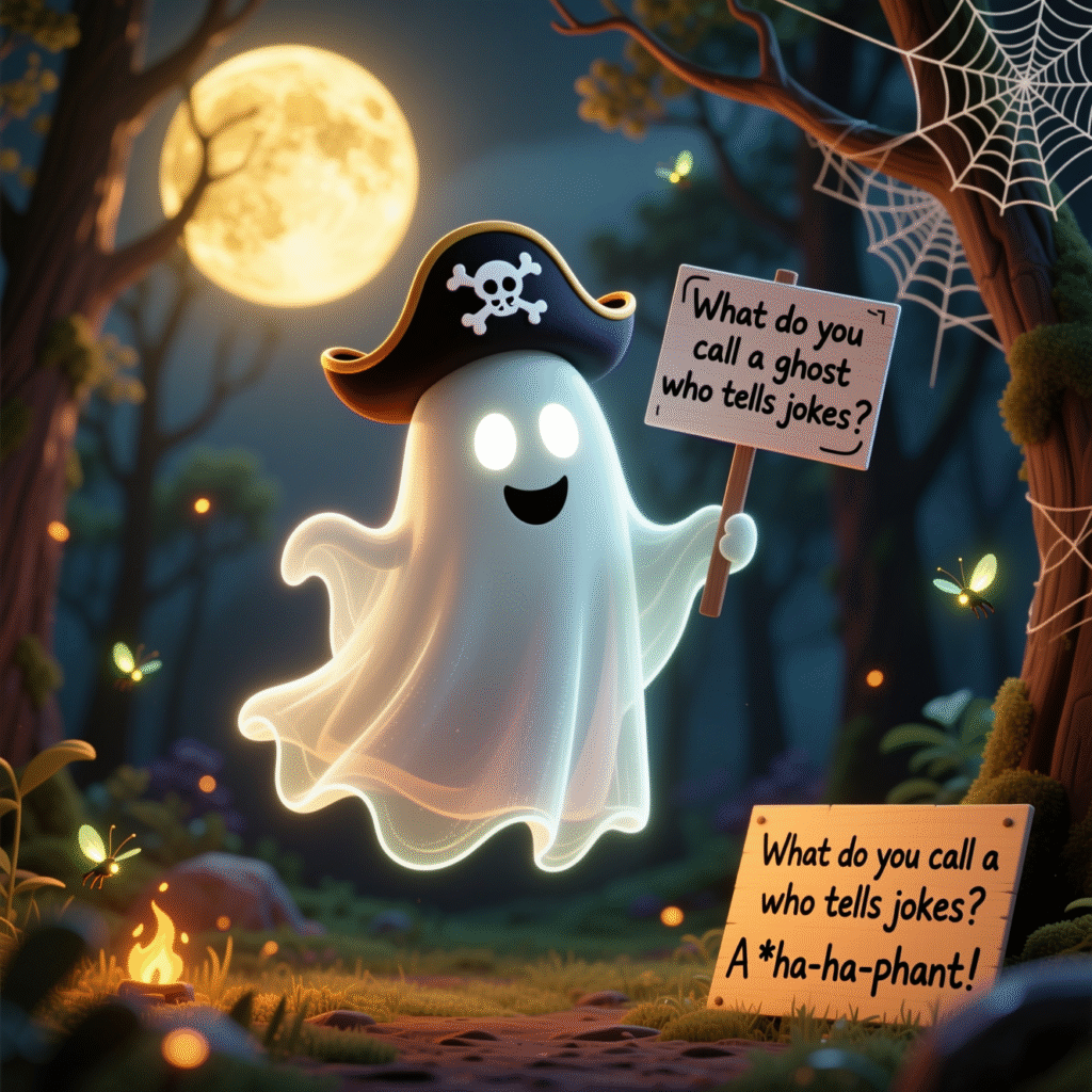 Spooky Ghost Jokes and Riddles for Kids 
