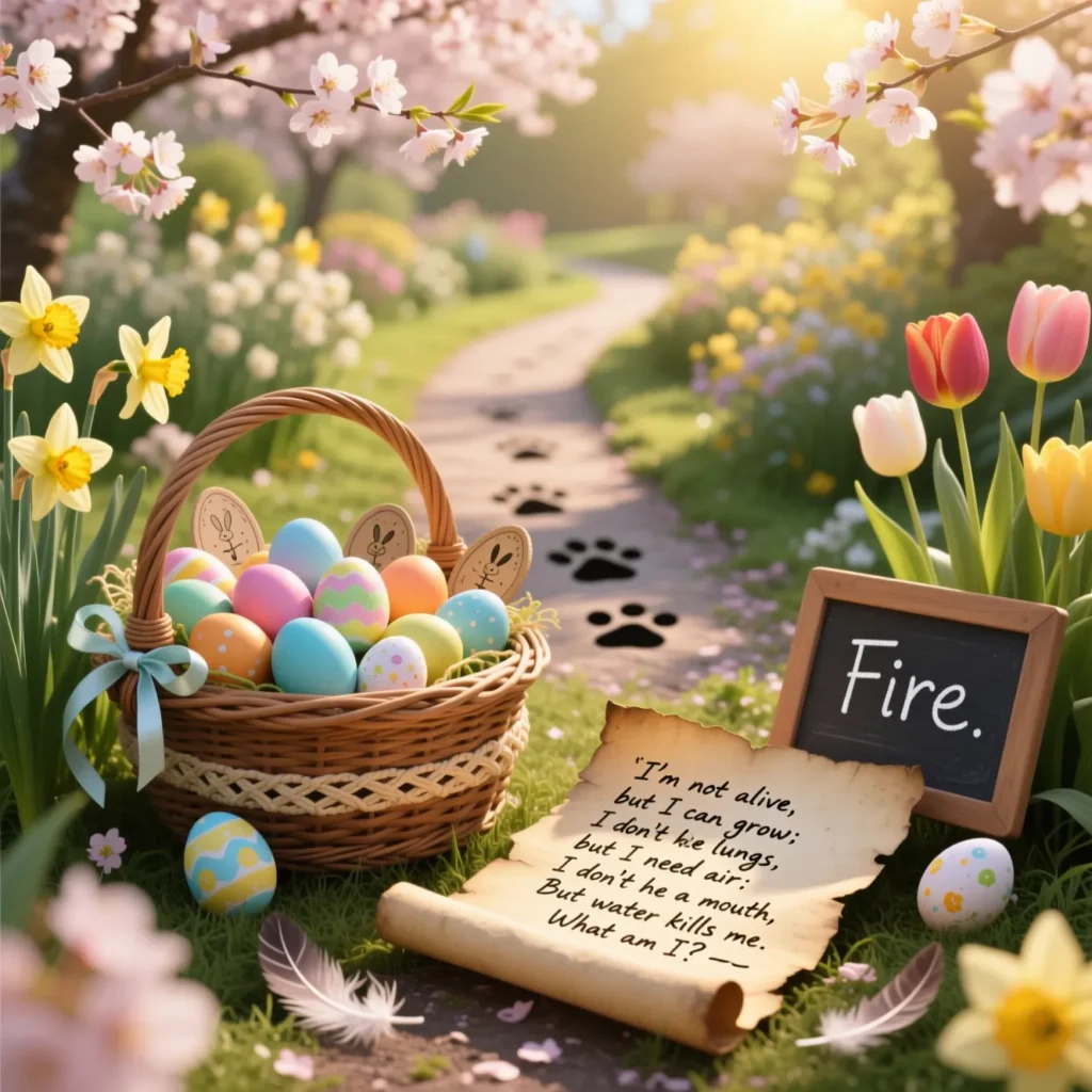 Spring Themed Easter Riddles for Adults with Answers