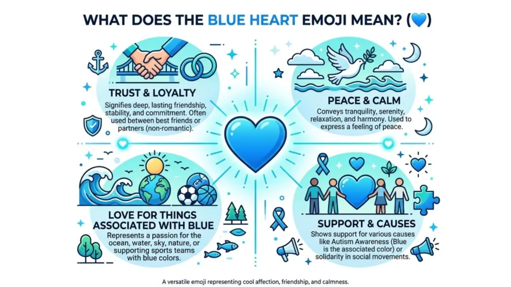 What Does the Blue Heart Emoji Mean