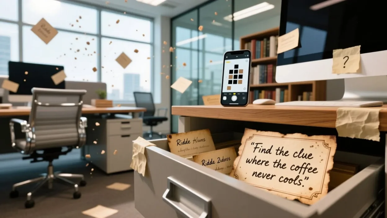 Riddles for Office Scavenger Hunt