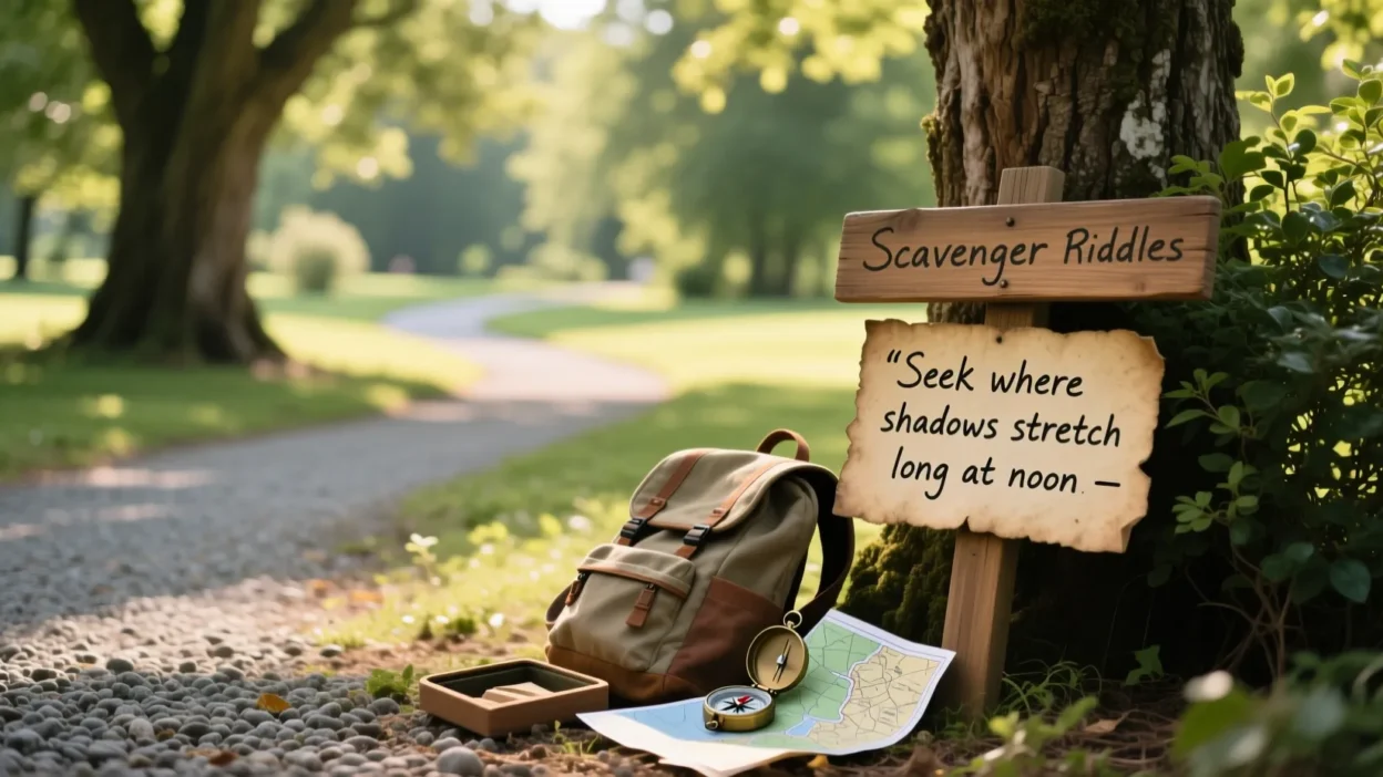 Riddles for Scavenger Hunt Outside