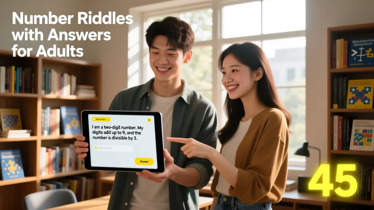 Number Riddles with Answers for Adults