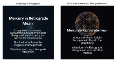 Mercury in Retrograde Mean