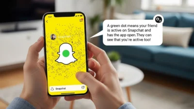 Green Dot Mean on Snapchat