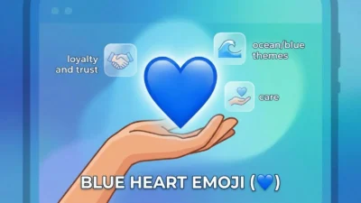 What Does a Blue Heart Emoji Mean